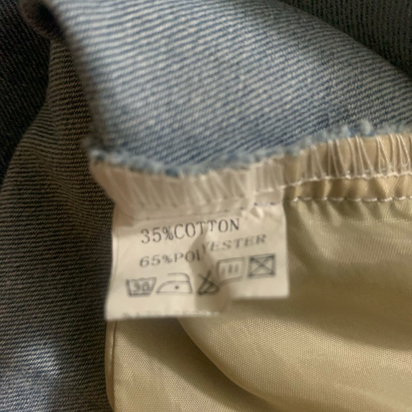 NWOT Distressed Jean Dress - Picture 4 of 4